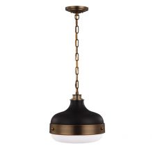 Cadence lampa wisząca 2x75W E27 230V antyczny mosiądz/czarny